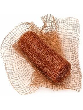 Copper Mesh Ribbon Roll Wedding Decor Holiday Crafts Wreath Accents